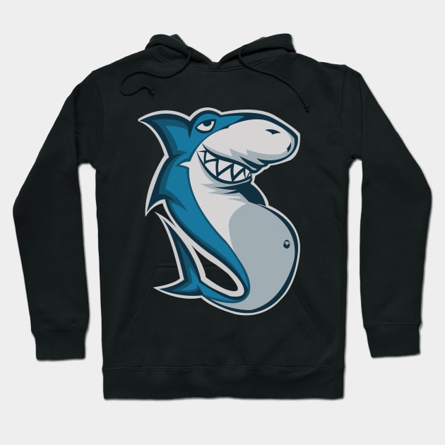 FatSharkYes Shark Hoodie by Tusn